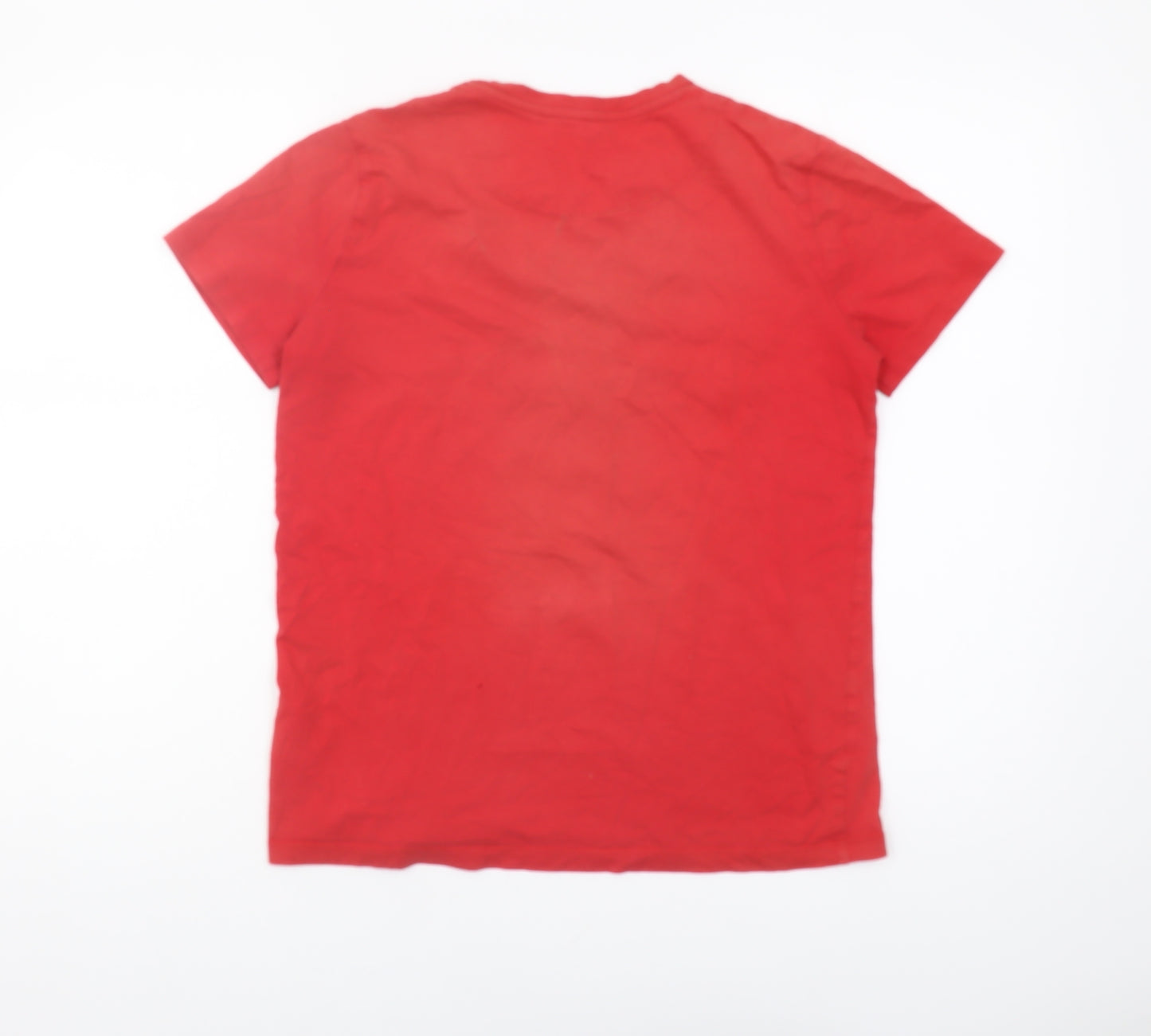 U.S. Polo Assn. Boys Red T-Shirt 12-13 Years Logo Casual