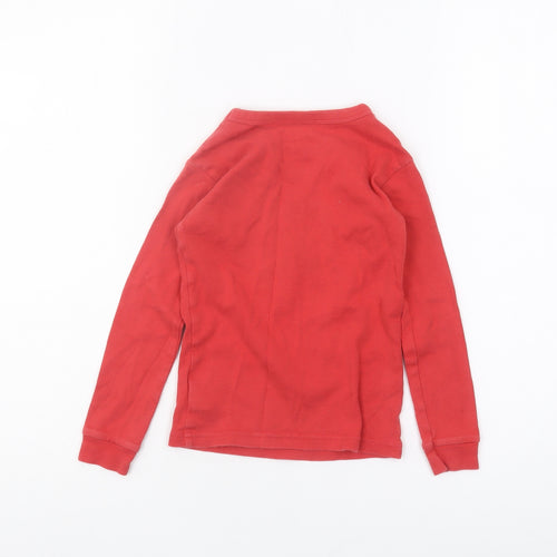 Gap Boys Red Cars Long Sleeve T-Shirt 6 Years