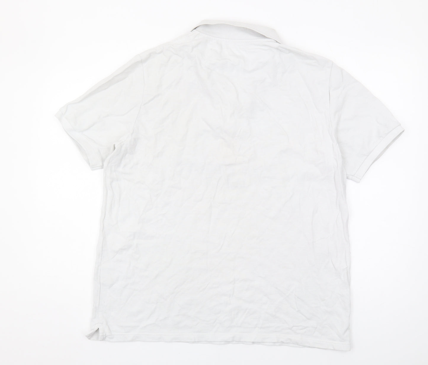 Lyle & Scott Men's White Relaxed Polo Shirt L