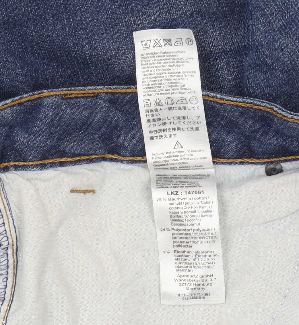 Sheego Denim Shorts Blue Relaxed Fit Casual Style