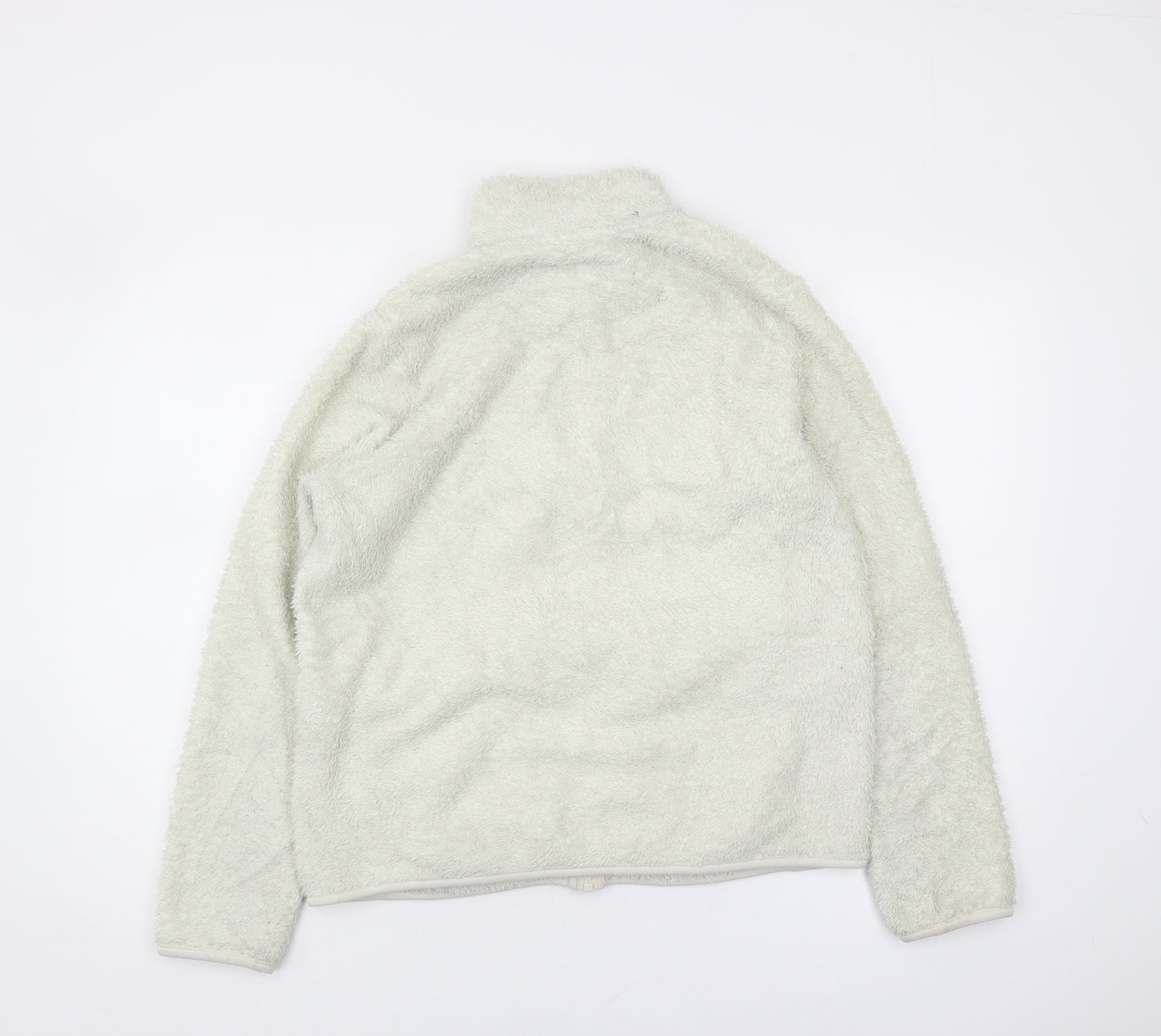 Uniqlo Women’s White Fleece Jacket Size 8