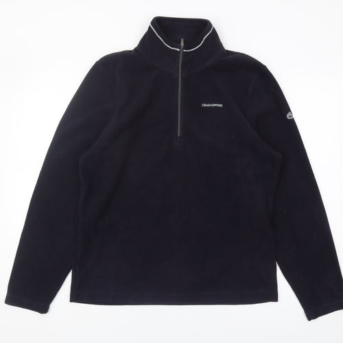 Craghoppers Men's Black Pullover Fleece Sweatshirt M
