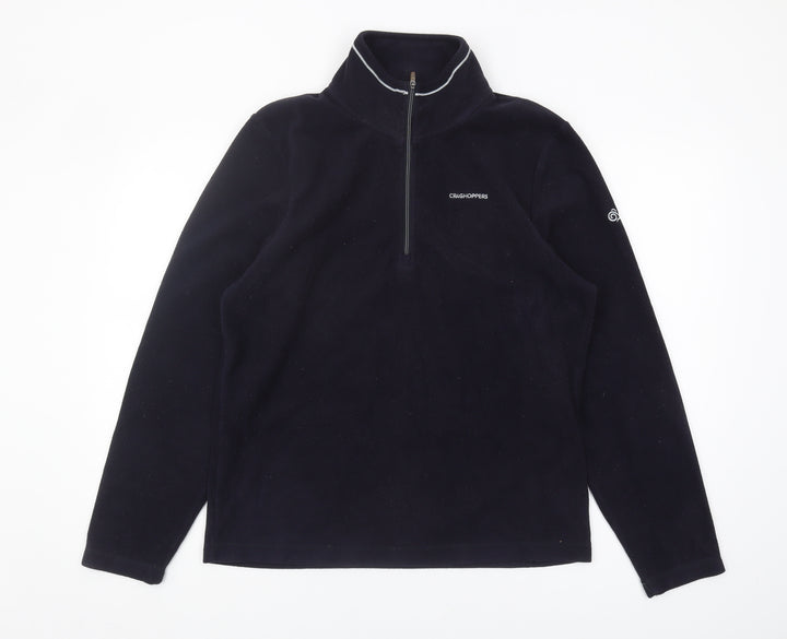 Craghoppers Men's Black Pullover Fleece Sweatshirt M