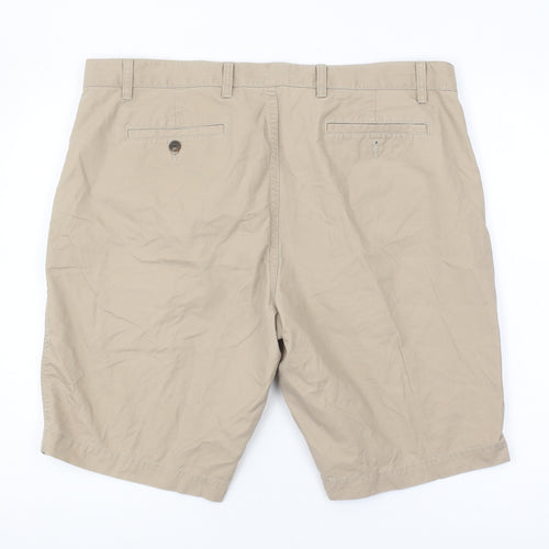 John Lewis Men's Beige Chino Shorts, Size 40, Cotton