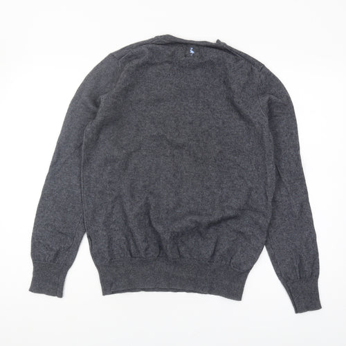 Tailorbyrd Men's Grey Pullover Jumper, Size M, Wool Blend