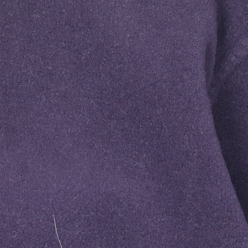 Marks and Spencer Women's Purple Fleece Jacket Size 8