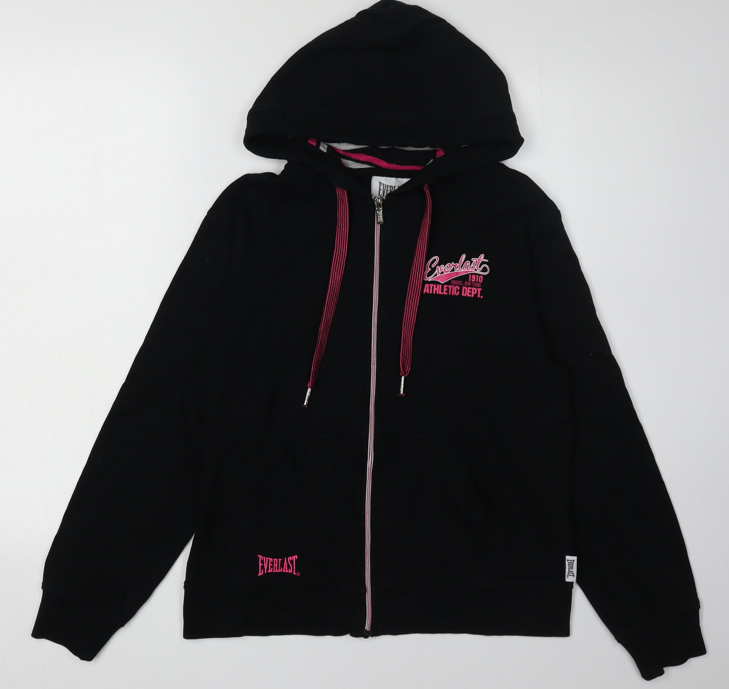 Everlast Women's Black Full Zip Hoodie Size 12