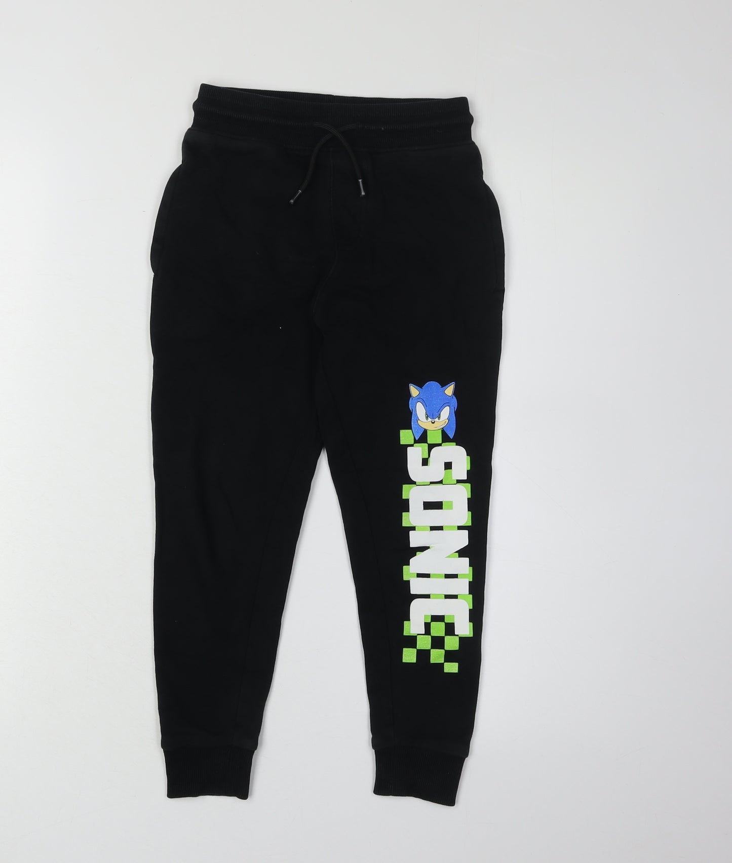 Boys Sonic the Hedgehog Jogger Trousers - Black, 6-7 Years