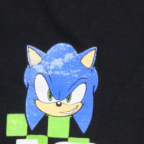 Boys Sonic the Hedgehog Jogger Trousers - Black, 6-7 Years