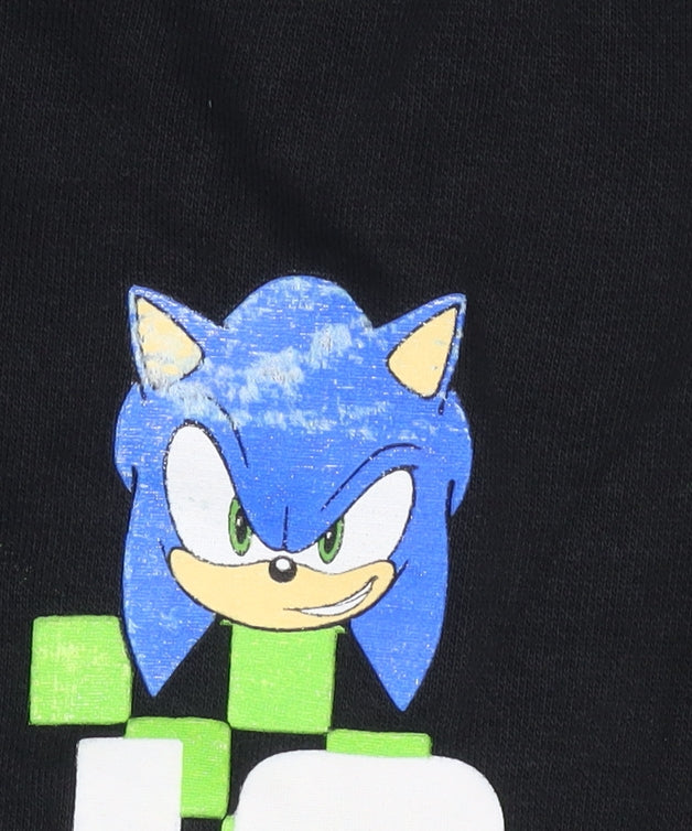 Boys Sonic the Hedgehog Jogger Trousers - Black, 6-7 Years