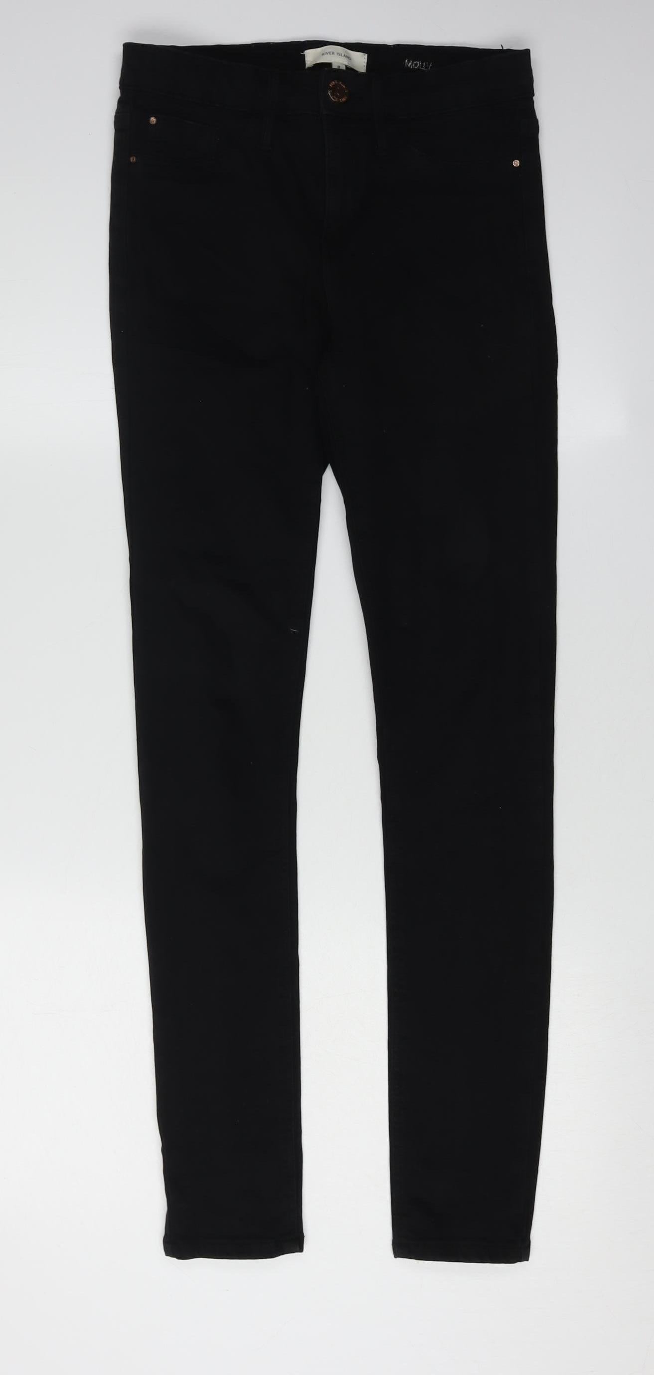 River Island Women's Black Skinny Jeans Size 8