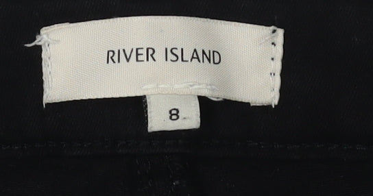 River Island Women's Black Skinny Jeans Size 8
