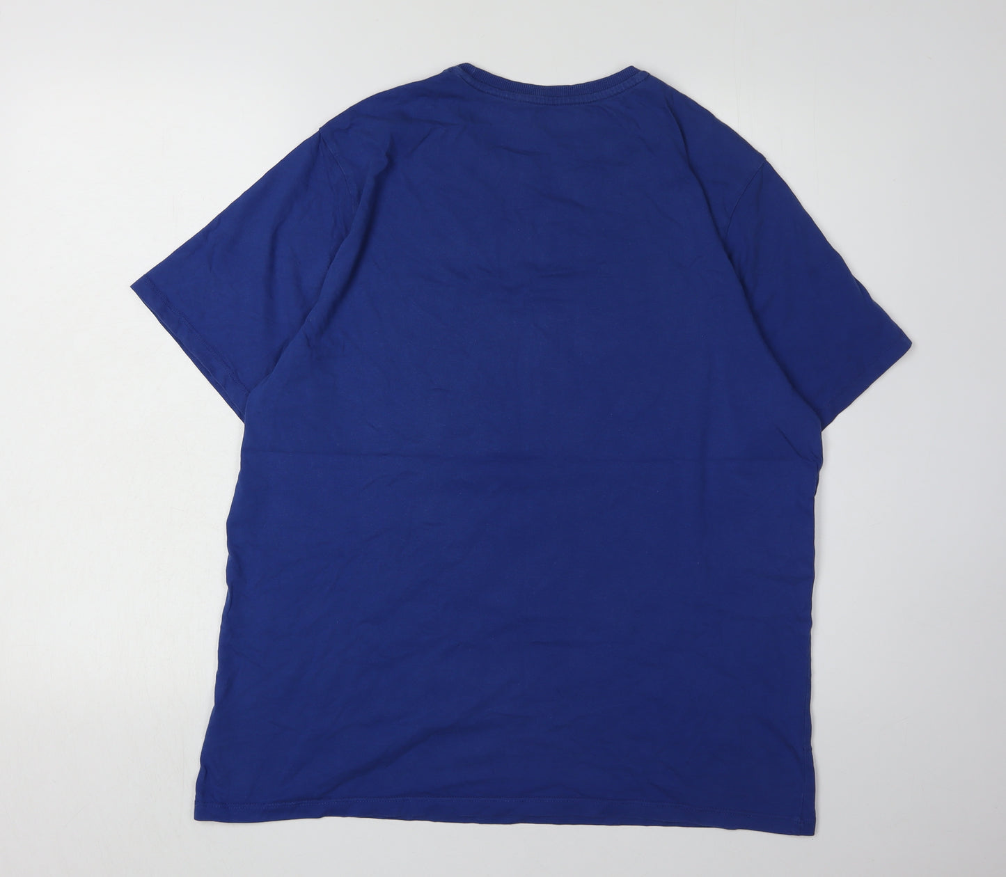 Nintendo Super Mario Men's Blue Graphic T-Shirt L