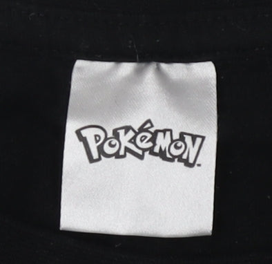 Pokémon Black Cartoon T-Shirt for Men Size L