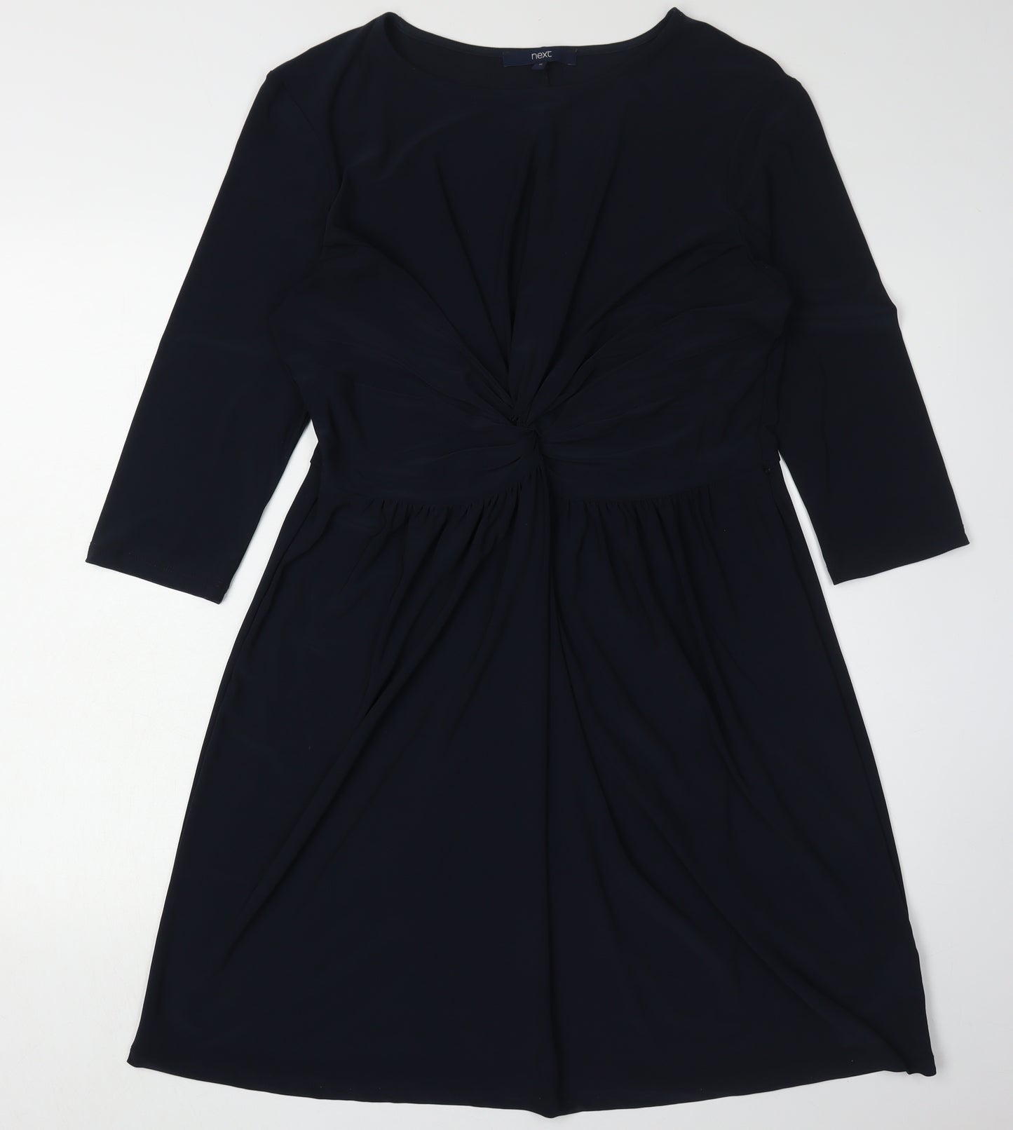 Next Women's Black Knee-Length Dress Size 16