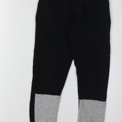 Among Us Boys Black Jogger Trousers 6-7 Years Elastic Waist