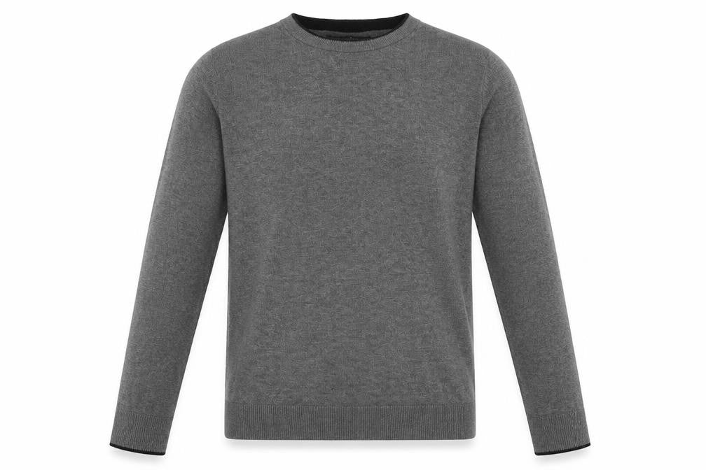 Front view of Jack & Jones Men's Grey jumper S