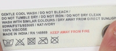 Fat Face Women's Ivory Floral Blouse Size 10