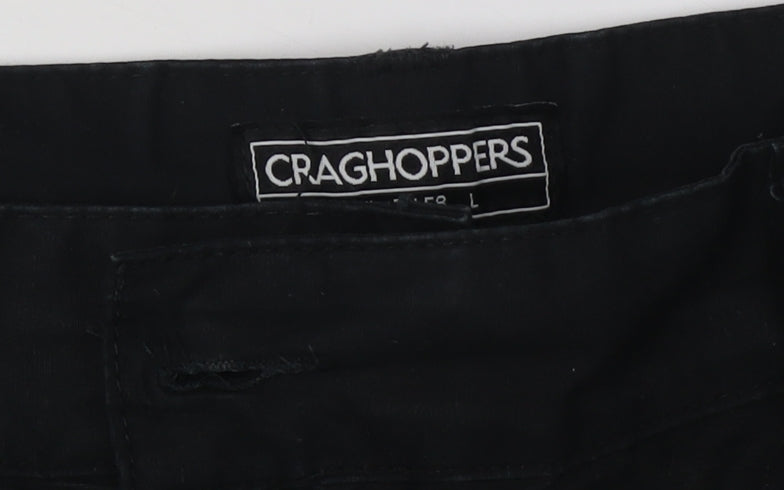 Craghoppers Men's Black Trousers, Size L, Hiking, Polyester/Cotton