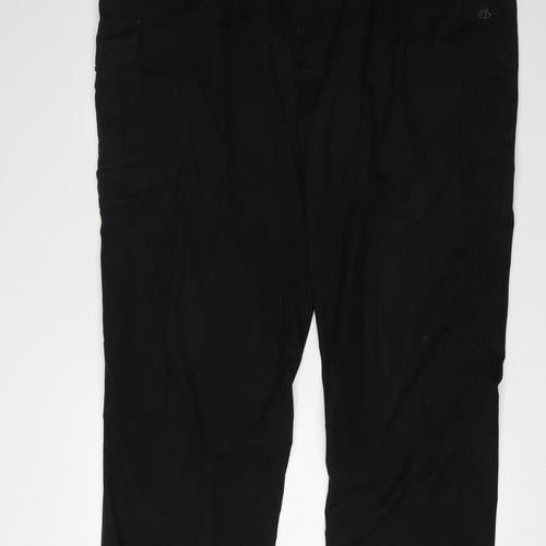 Craghoppers Black Track Pants L Unisex Relaxed Fit