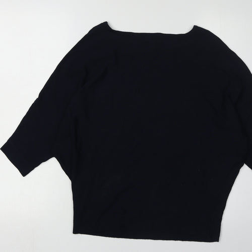 Phase Eight Women's Black Embroidered Pullover Jumper S