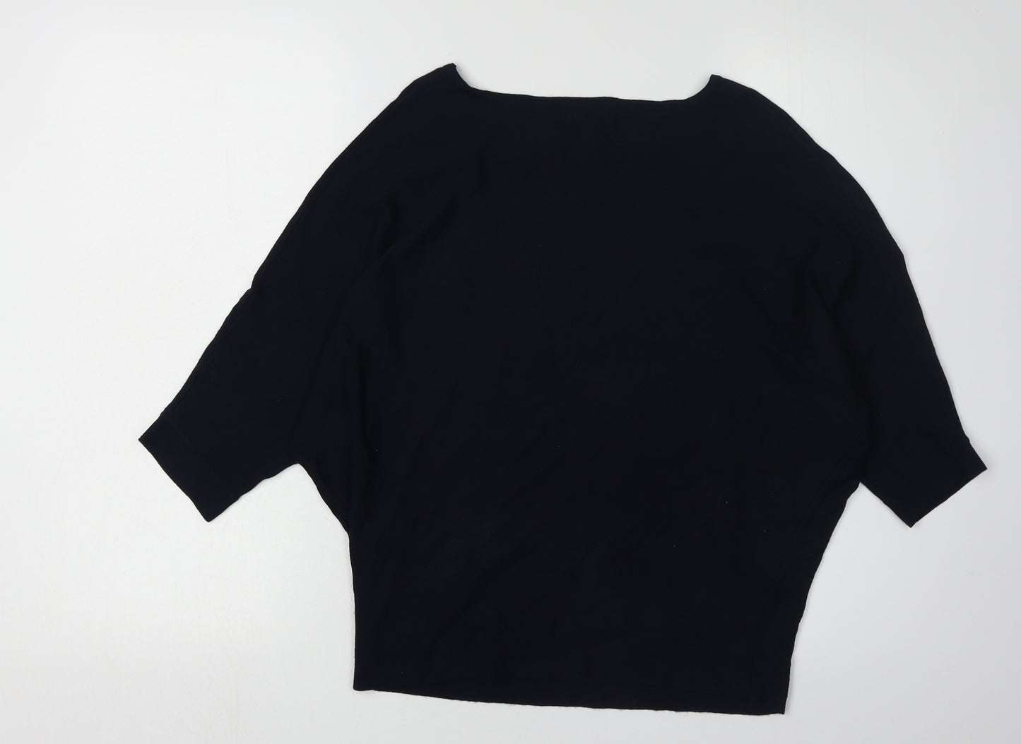 Phase Eight Women's Black Embroidered Pullover Jumper S