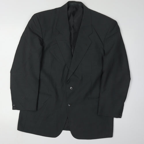 Gurteen Men's Black Suit Jacket 40S, Formal Style