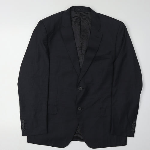 Santinelli Men's Charcoal Blazer 42R Regular Fit