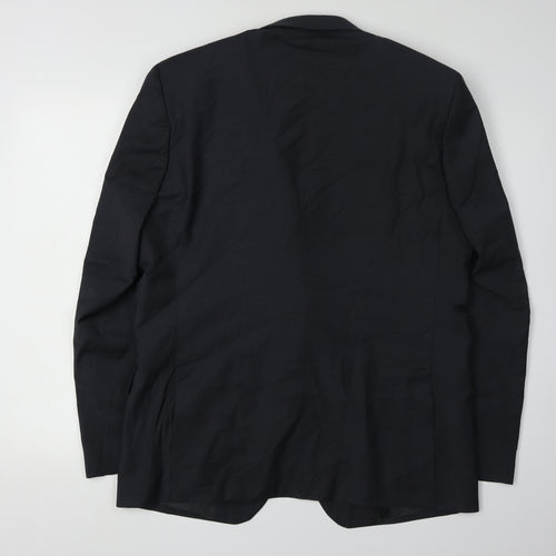 Santinelli Men's Charcoal Blazer 42R Regular Fit