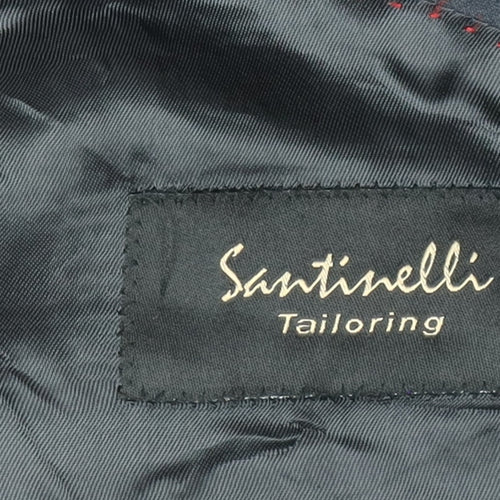 Santinelli Men's Charcoal Blazer 42R Regular Fit