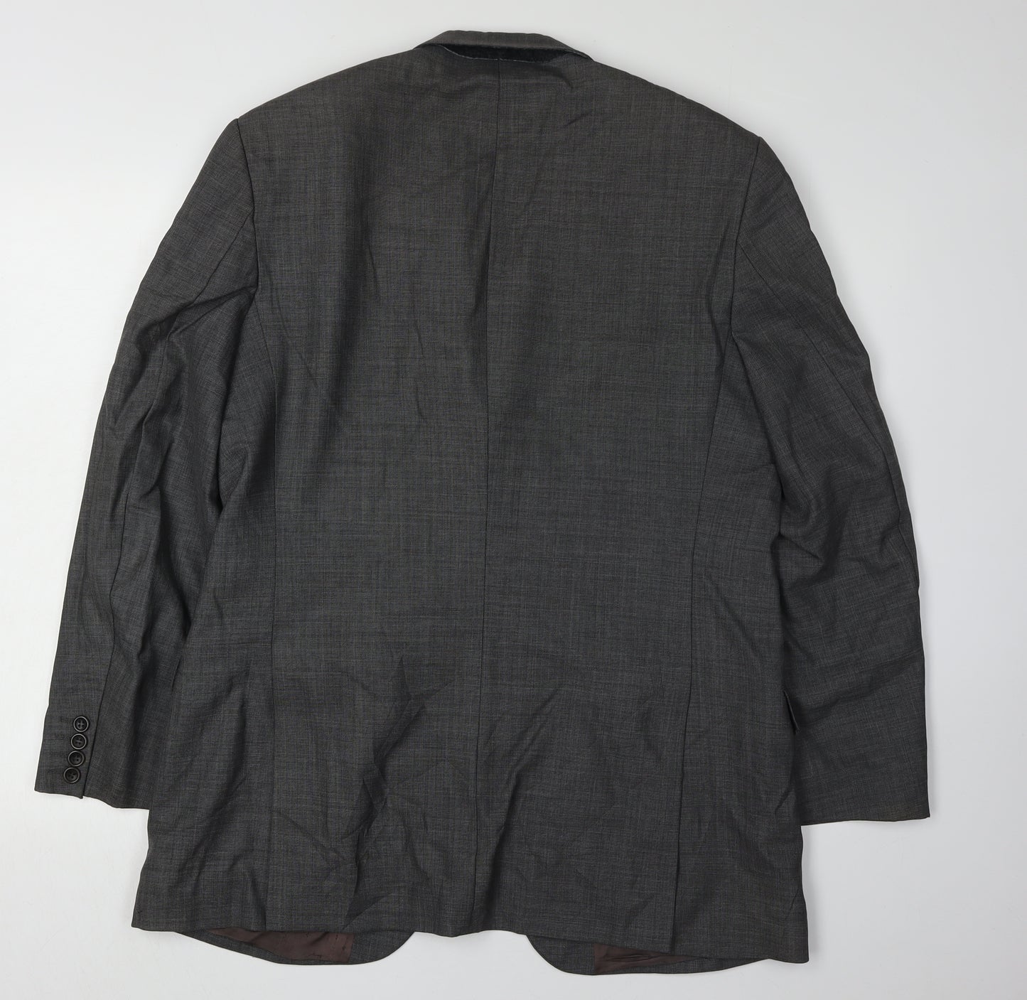 Jaeger Men's Grey Blazer, Size 40R, Regular Fit