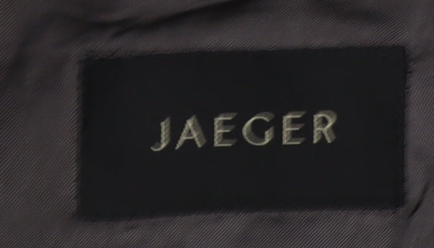Jaeger Men's Grey Blazer, Size 40R, Regular Fit