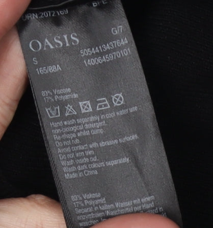 Oasis Women’s Black S Pullover Jumper Knit Casual