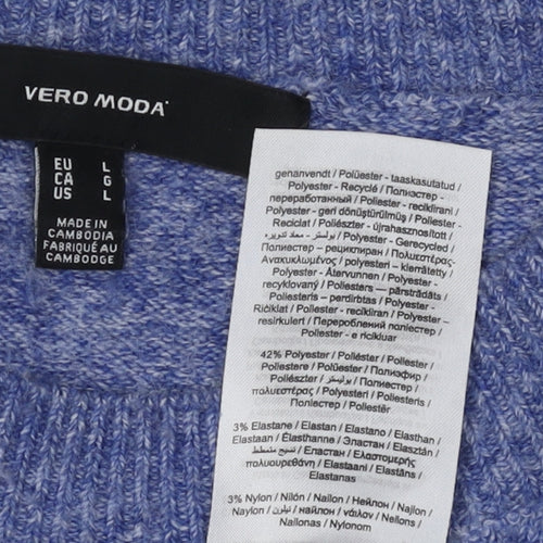 Vero Moda Women's Blue Pullover Jumper - Size 12