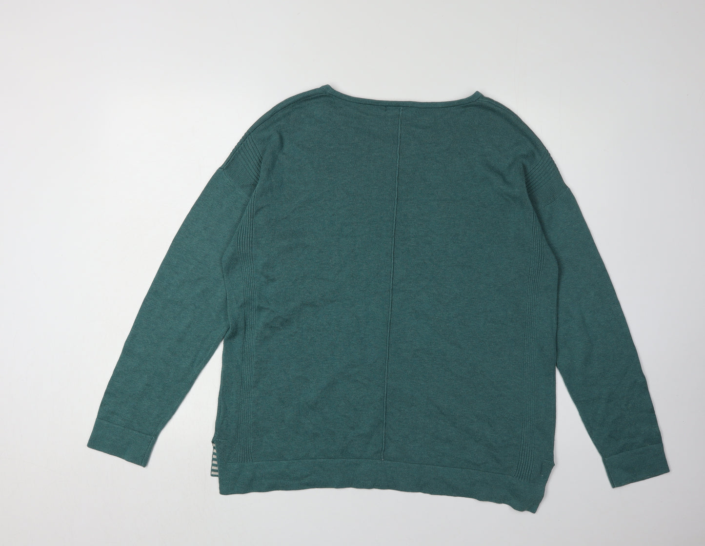 White Stuff Women's Green Pullover Jumper Size 14