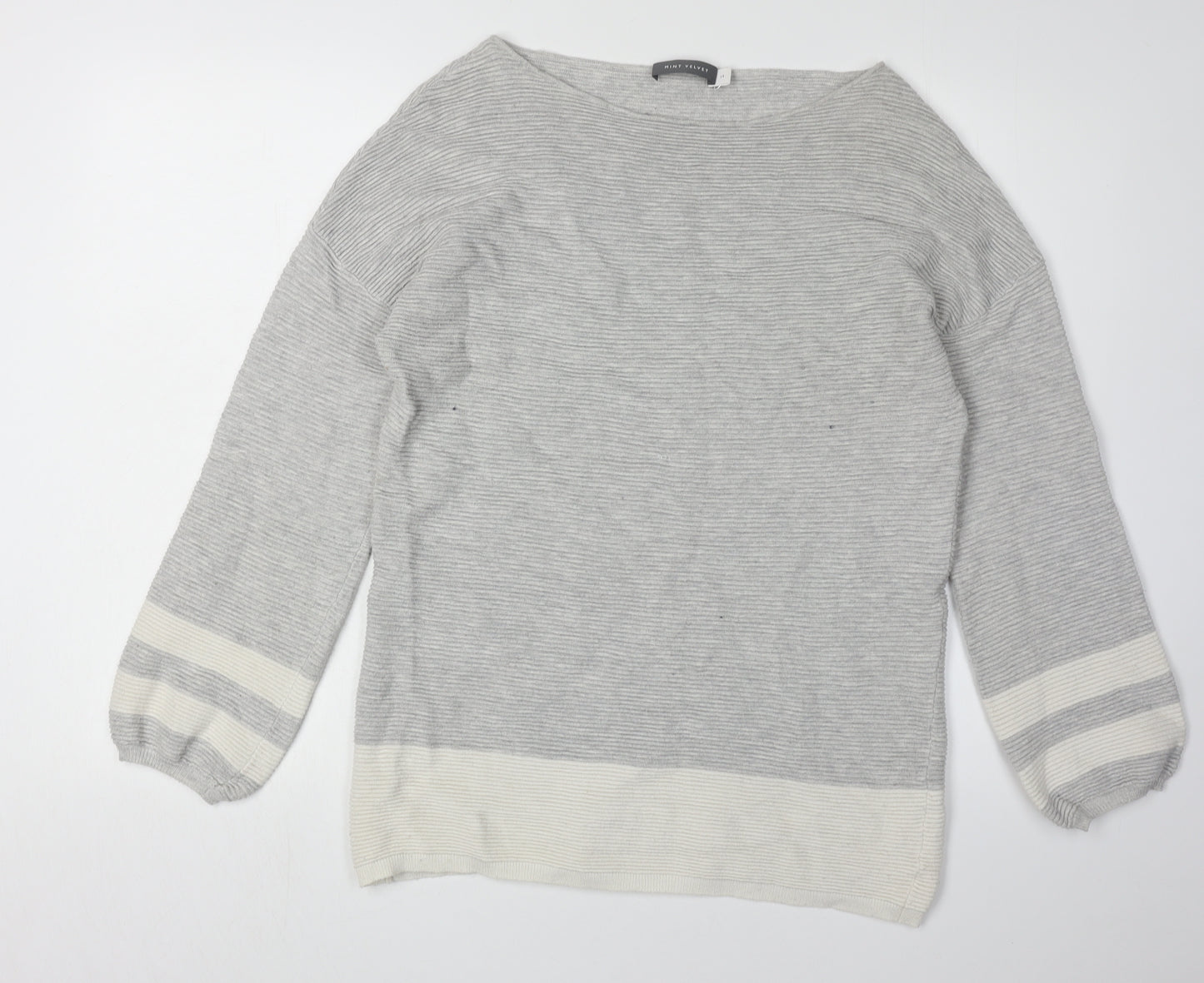 Mint Velvet Women's Grey Pullover Jumper Size 14