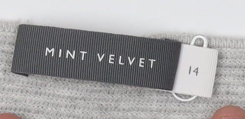 Mint Velvet Women's Grey Pullover Jumper Size 14