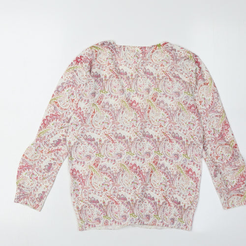 Laura Ashley Women's Multicolour Cardigan Size 8