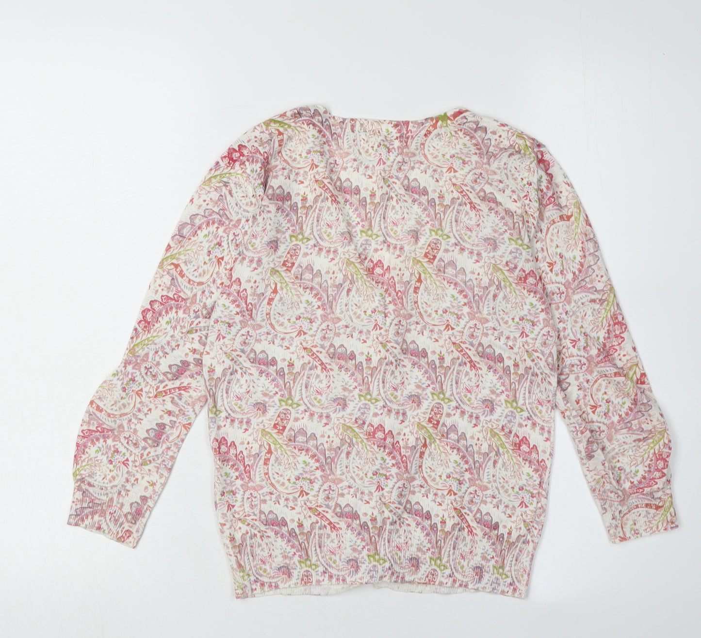 Laura Ashley Women's Multicolour Cardigan Size 8