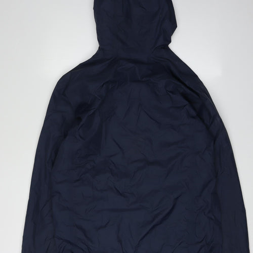 Columbia Men's Blue Hooded Rain Coat Jacket M