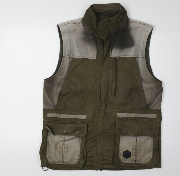 Seeland Men's Green Waistcoat Size 50 with Pockets