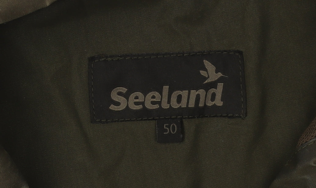 Seeland Men's Green Waistcoat Size 50 with Pockets