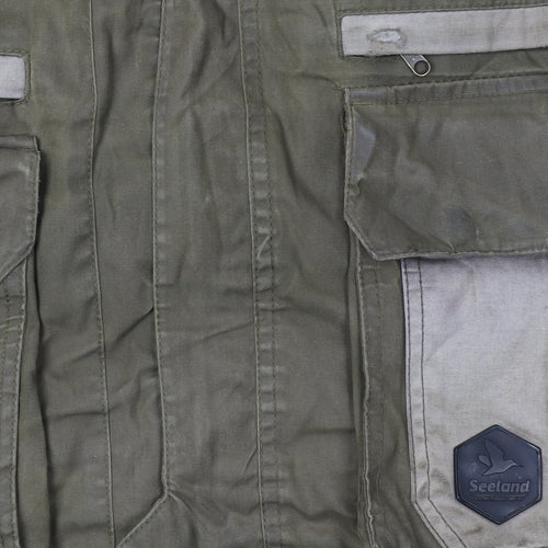 Seeland Men's Green Waistcoat Size 50 with Pockets