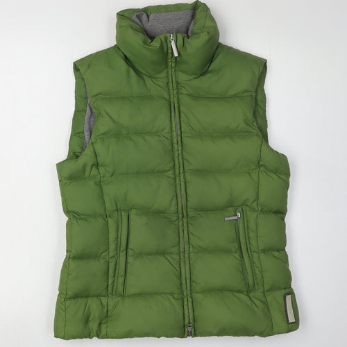 Marc O'Polo Women's Green Puffer Waistcoat Size 8
