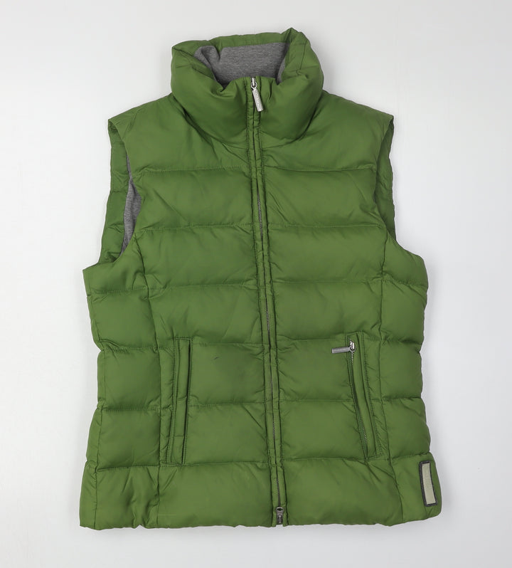 Marc O'Polo Women's Green Puffer Waistcoat Size 8