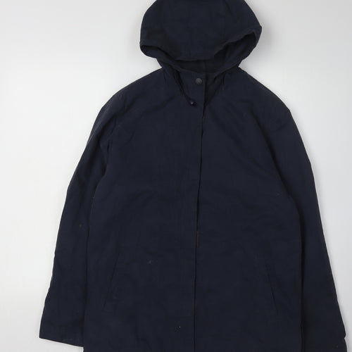 Principles Men's Blue Hooded Jacket, Size S, Casual Style