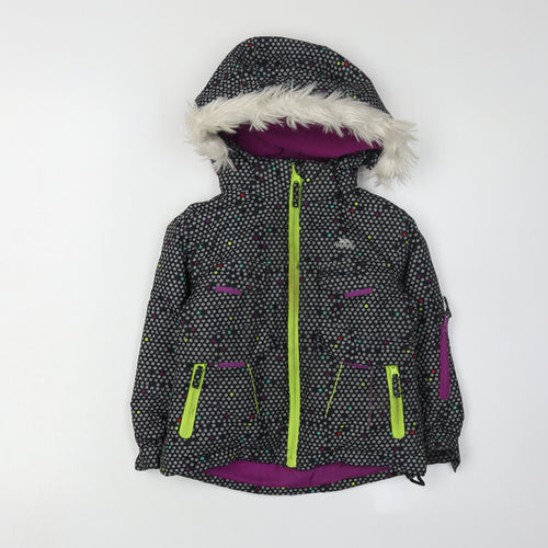 Trespass Girls Multicoloured Puffer Jacket 2-3 Years