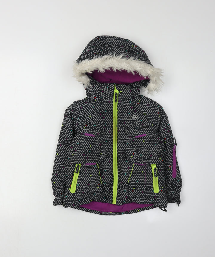 Trespass Girls Multicoloured Puffer Jacket 2-3 Years