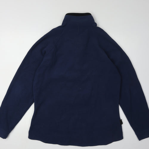 North Cape Women’s Blue Fleece Half-Zip Sweatshirt Size 16