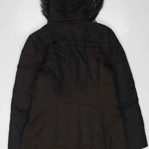 Anne Klein Women's Black Puffer Coat, Size S, Winter Style